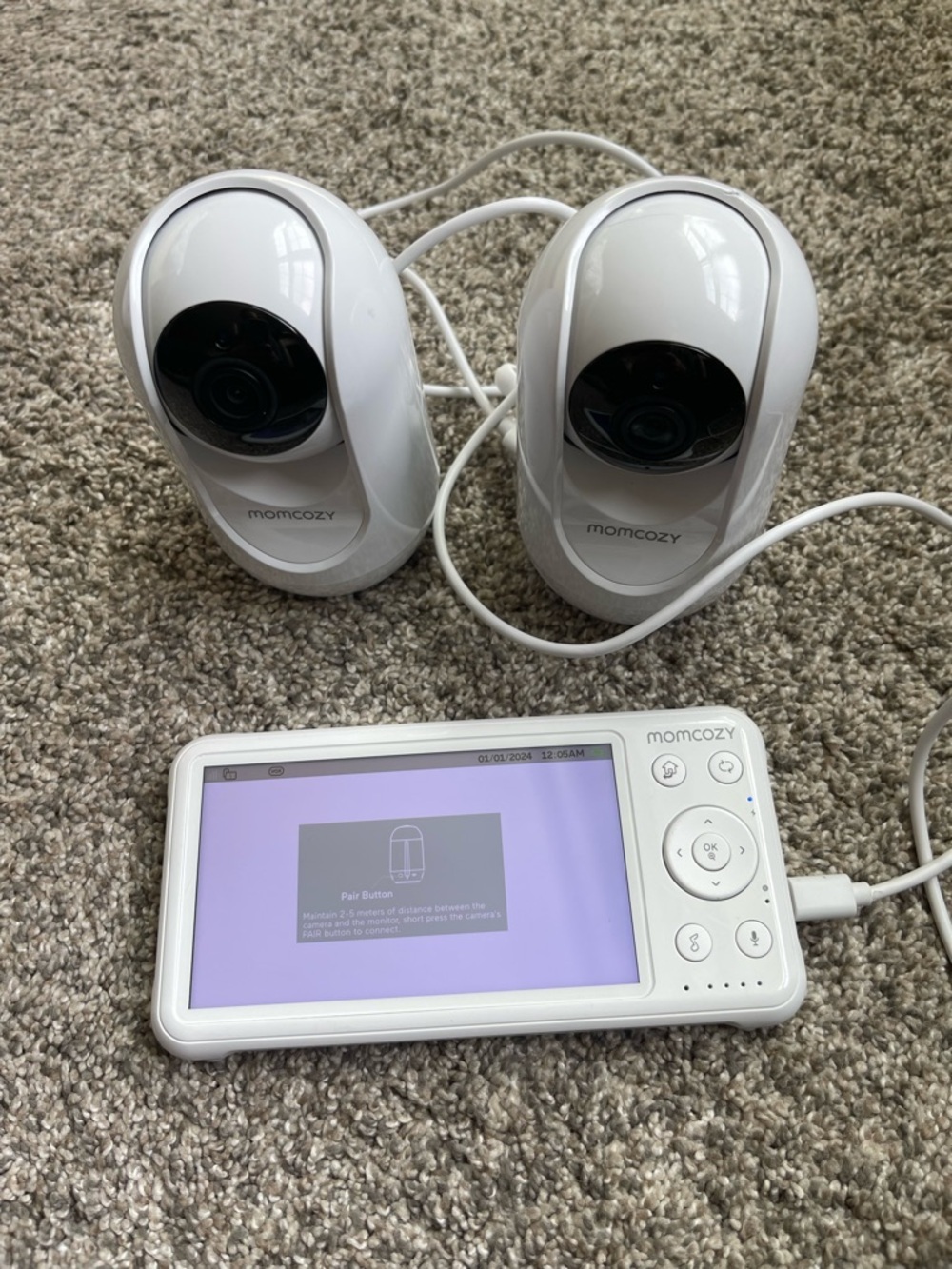 momcozy Baby Monitor with Dual Cameras